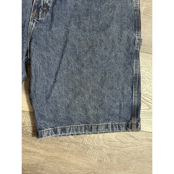 Wrangler Carpenter Denim Jorts Shorts Jorts Skater Y2K Streetwear - Men’s 38 - Picture 7 of 11